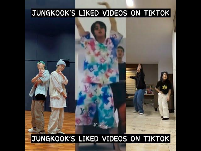 BTS JK Liked Videos on TikTok Compilation