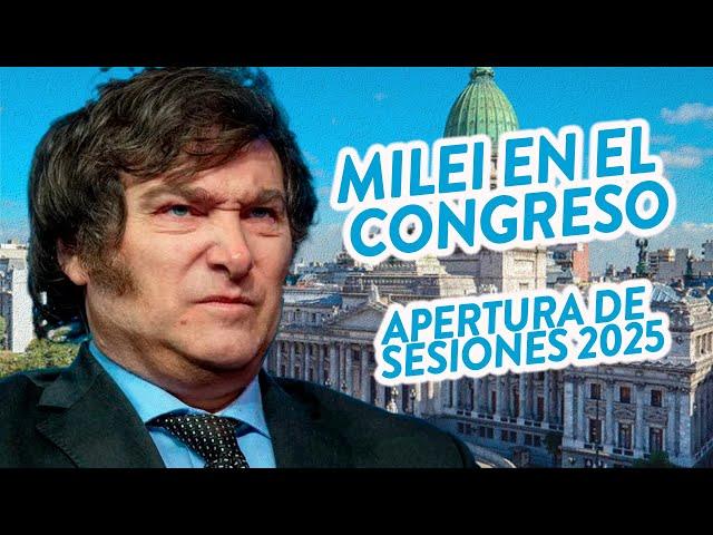 CADENA NACIONAL - JAVIER MILEI ENCABEZÓ LA APERTURA DE SESIONES DEL CONGRESO