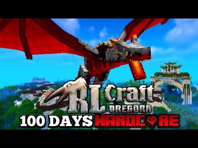 I Survived 100 Days in RLCraft DREGORA in Minecraft Hardcore!