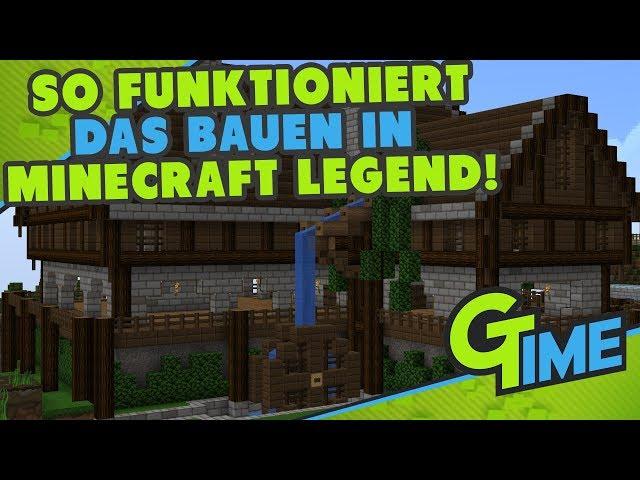 DAS NEUE BAUSYSTEM VON MINECRAFT LEGEND IM DETAIL! - MINECRAFT LEGEND DEUTSCH | GAMERSTIME