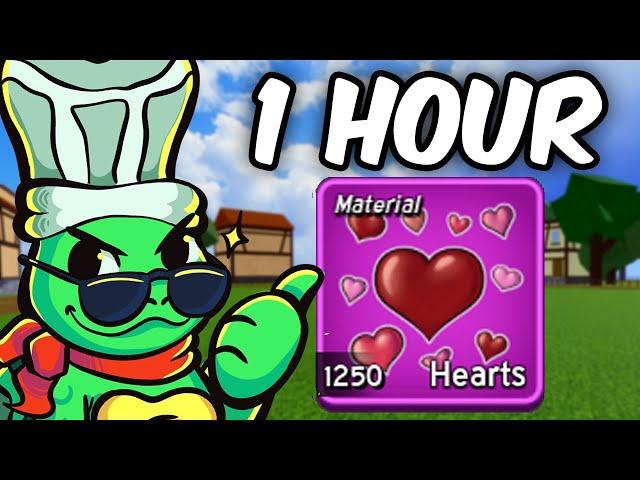 How to get MAX Hearts in 1 HOUR for Blox Fruits Valentine's Event