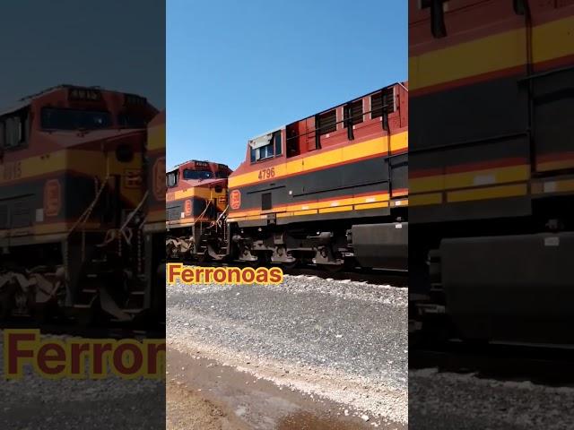 UP liderando un tren con 5 máquinas #ferronoas #cpkc #kcsm #viral #train #leonguanajuato #ferromex