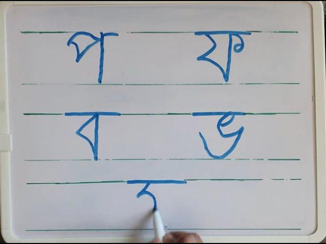 Bangla Alphabet প ফ ব ভ ম