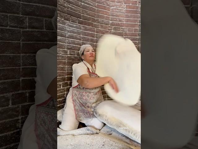 Waving Lavash Dough with Bare Hands – A Crispy Masterpiece!