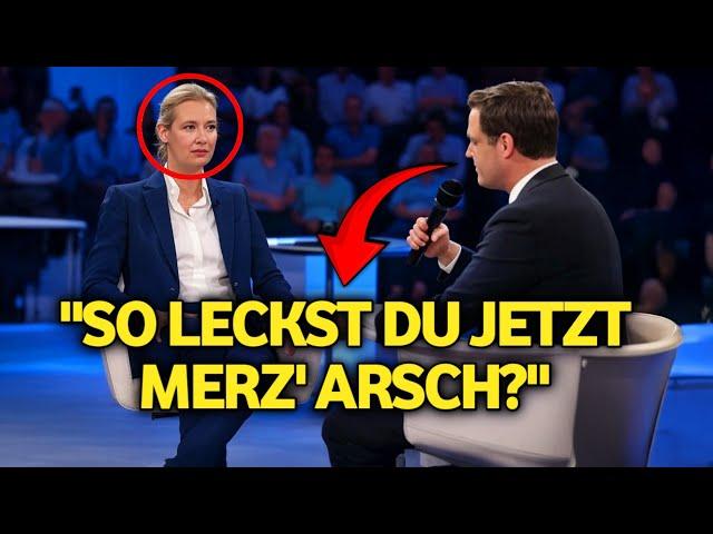 Alice Weidel bringt arroganten Journalisten zum Schweigen – ihre Antwort schockiert das Studio!