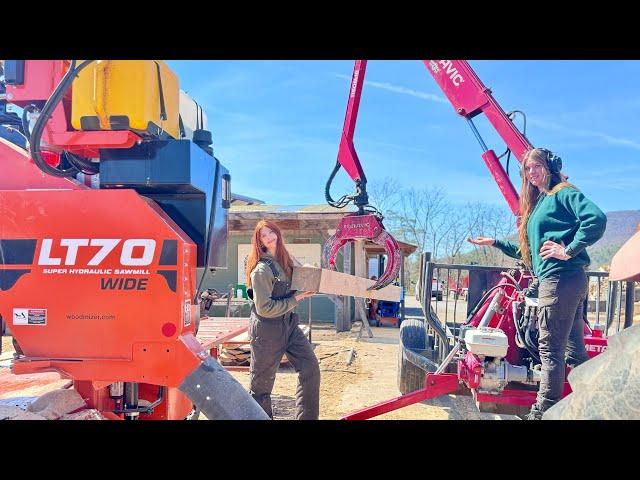 How Fast Can I Mill a Railroad Tie with Our New LT70 Woodmizer Sawmill (huh, who knew…)