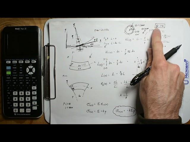 BEAM BENDING PROOF!  |  Material Mechanics!  ||  Engineering!