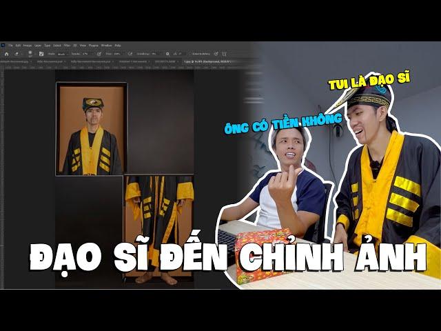 Chết cười với đạo sĩ đến chỉnh ảnh| TikTok Hài Hước Chế Ảnh Troll