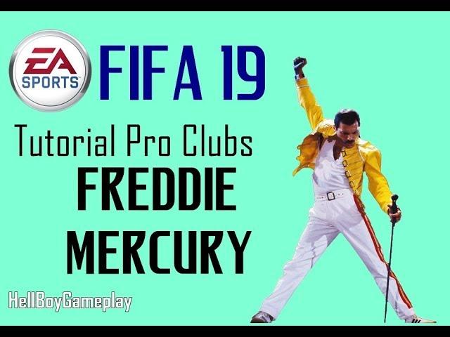 Fifa 19 | Tutorial face Freddie Mercury - Queen | Pro clubs