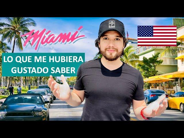 VIVIR EN MIAMI 2025 : 5 Consejos que me hubiera gustado saber ANTES de venir