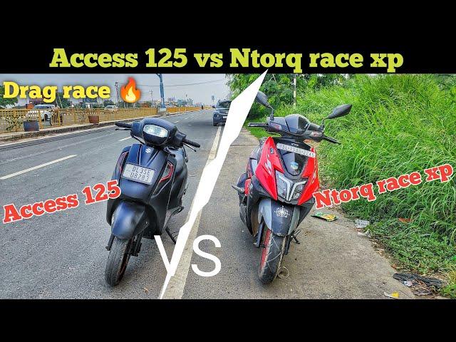 Ntorq race xp vs access 125 drag race | Ntorq xp vs access 125