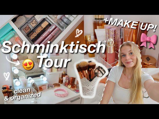 Schminktisch Tour+MAKE UP Tour!! *clean girl vibes*