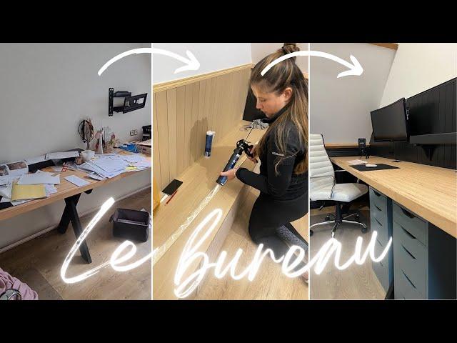 #45: LE BUREAU ENFIN FINI (AVANT/APRÈS) • ON REPRENDS LES TRAVAUX CHEZ NOUS!