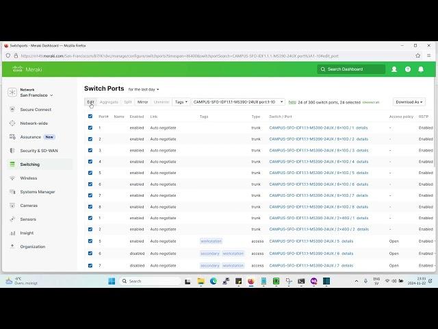 Easy Way To Configure Ports On Cisco Meraki MS