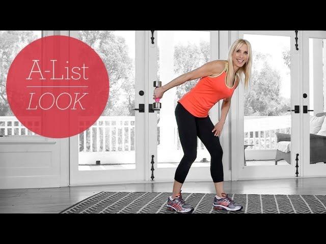 One Dumbbell Total Body Tone Workout | A-List Look With Valerie Waters