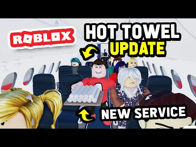 HOT TOWEL UPDATE in Cabin Crew Simulator (Roblox)