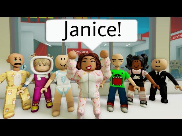 DAYCARE BUT JANICE'S DAYCARE Funny Roblox Moments | Brookhaven RP