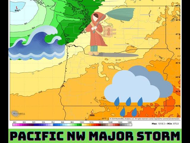 Major Storm, Monster Waves, Winds, King Tides, Mountain Snow!