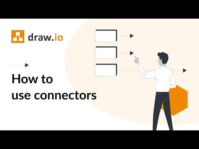 How to use connectors in draw.io diagrams
