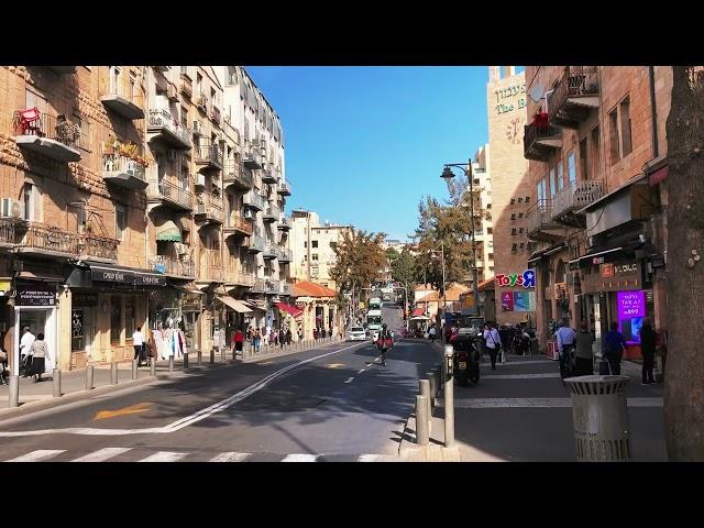 JERUSALEM 喬治王街日常街景 － 漫遊耶路撒冷 － 漫遊以色列 － 以色列自助旅行 #shorts