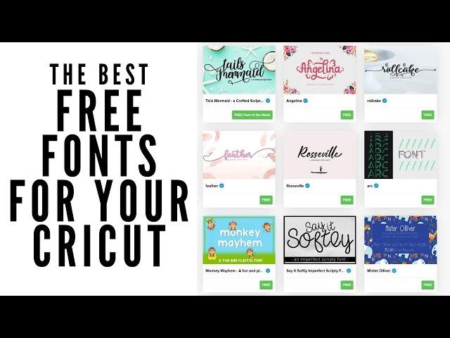 The Best Free Fonts For Your Cricut