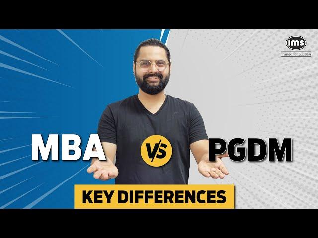 MBA Vs PGDM | Key Difference, Eligibility, Course Structure, Careers, Top Institutes | Ashish Chugh