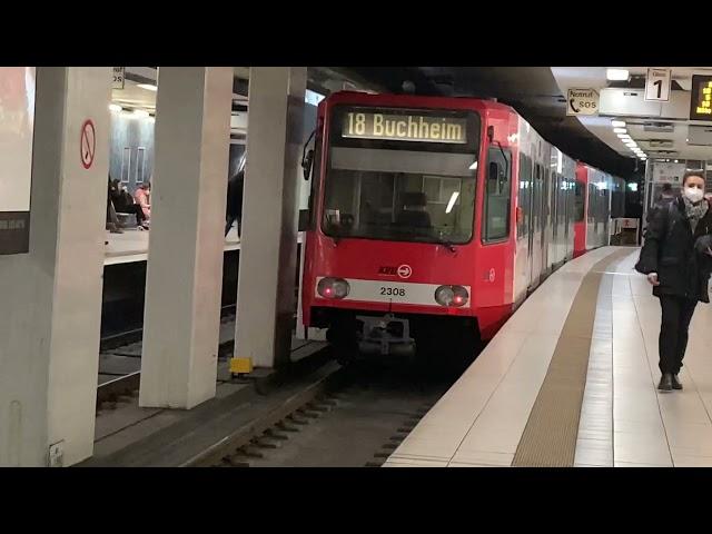 Eine kleine Reise durch Köln mit den Linien 1 7 9 und 18 (Stadtbahn Köln)￼