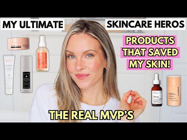 8 SKINCARE HEROS THAT ACTUALLY SAVED MY SKIN | SKIN REPAIR, BREAKOUTS, GLOWING COMPLEXION AND MORE!