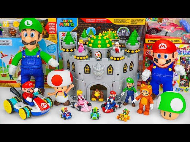 Super Mario Bros Unboxing Toys Review | Super Mario Bros Nintendo Deluxe Bowser's Playset | ASMR