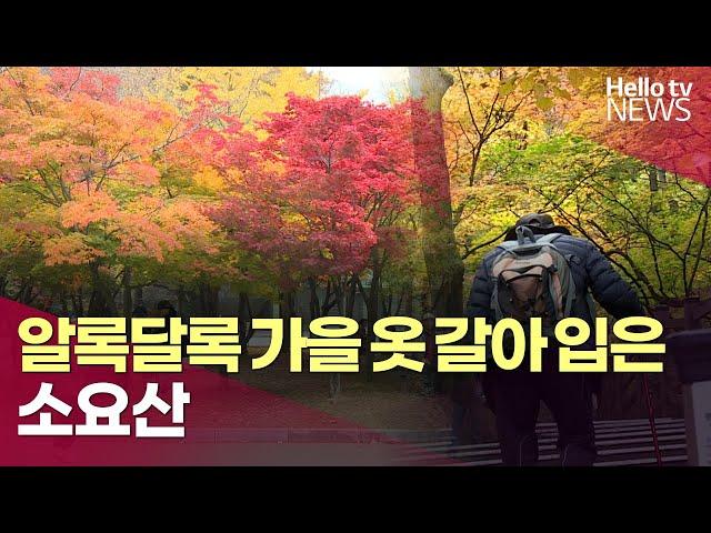 알록달록 가을 옷 갈아 입은 소요산 | #헬로tv뉴스