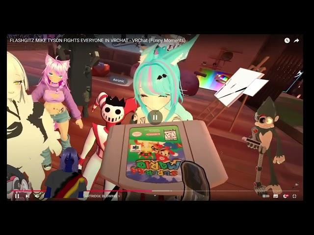 #germanvtuber Reacts zu @ZeCyberChimp /FLASHGITZ MIKE TYSON FIGHTS EVERYONE IN VRCHAT - VRChat
