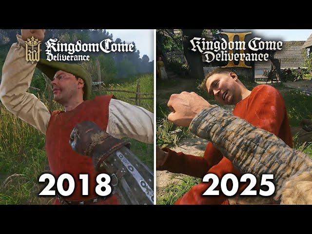 Kingdom Come: Deliverance 1 VS 2 - Gameplay and Visual Comparison