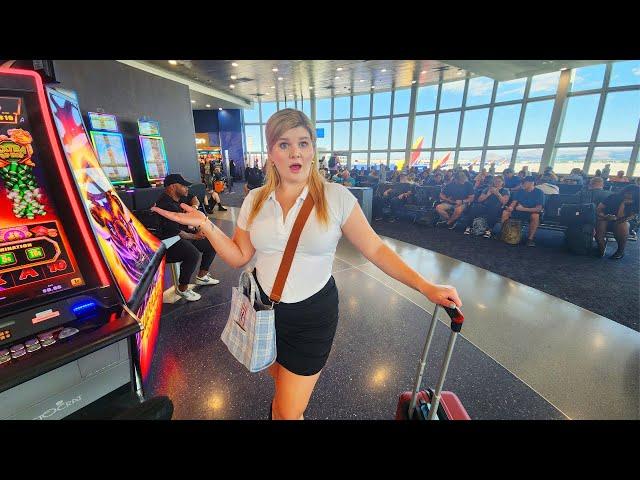 How Long Will $100 Last in Slot Machine at the Las Vegas Airport!?