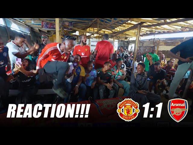 MANCHESTER UNITED 1-1 ARSENAL - Bruno Fernandes, Raya, Rice - REACTIONS! // Premier League 2024-25