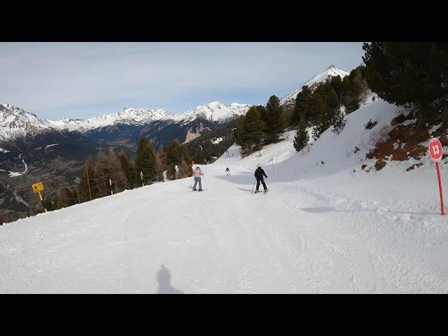 Top to Bottom Red Cloth and Arlette, Green Sainte Anne  La Norma/Valfrejus ski