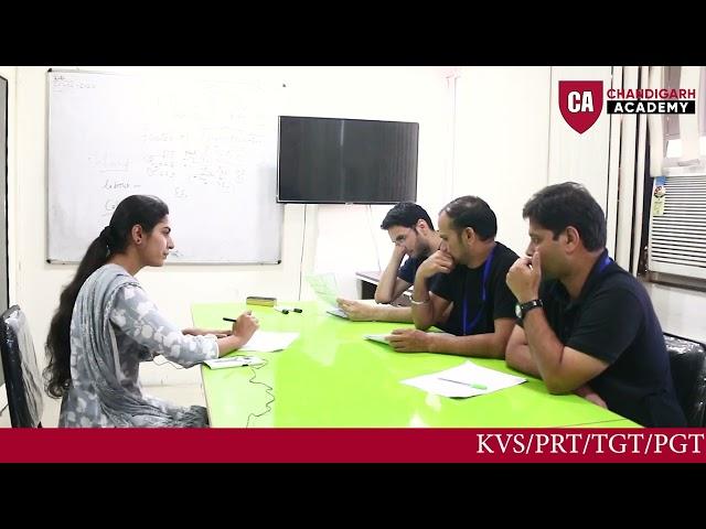 KVS-TGT Math Panel Interview Demo Class | Chandigarh Academy