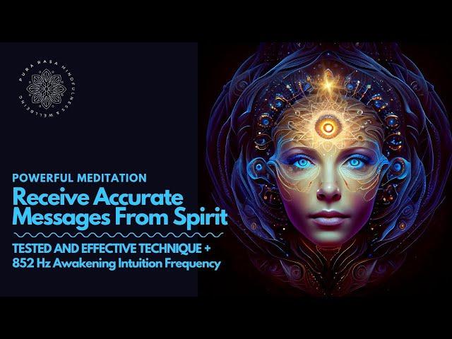 Connect To Your Spirit Guide, Unlock Psychic Communication, Guided Meditation