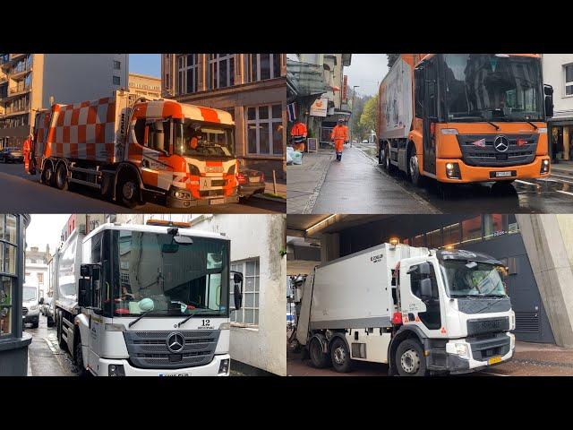European garbage truck compilation 1K sub special