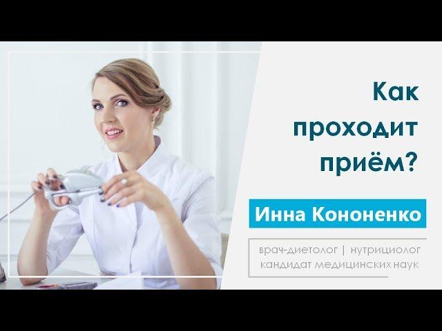 Как проходит консультация врача-диетолога, нутрициолога Инны Кононенко. Санкт-Петербург