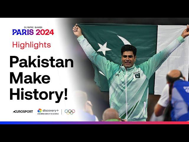 Arshad Nadeem wins first ever individual gold medal for Pakistan at Paris Olympics  | #Paris2024