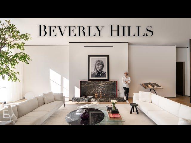 Inside a Sophisticated Beverly Hills Modern Mansion