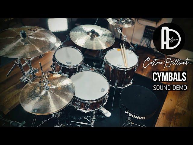 AGEAN Custom Brilliant series cymbals & SONOR Vintage Series drums