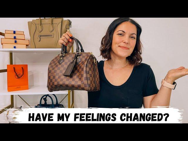 LOUIS VUITTON SPEEDY B 25 ONE YEAR REVIEW  is she still my "IT" bag? |mrs_leyva