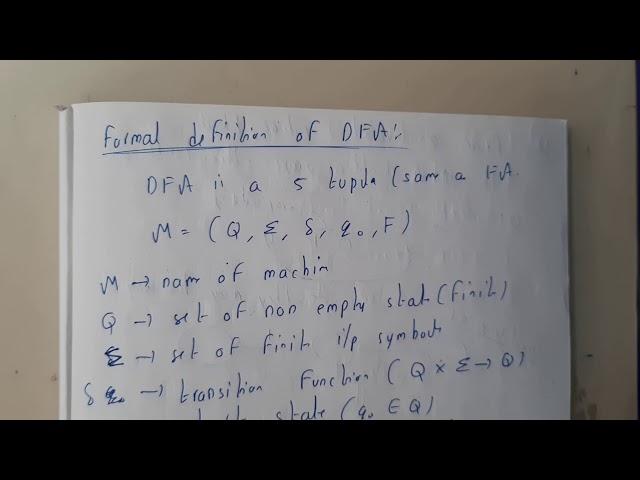 7 Deterministic finite automata