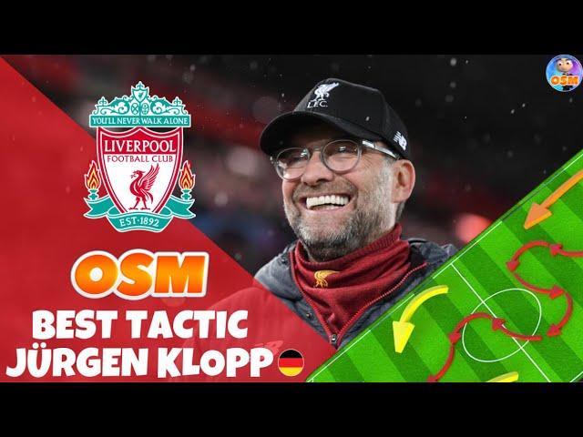 THE BEST REVOLUTIONARY TACTIC OF JÜRGEN KLOPP IN OSM 2021  | WIN ALL THE GAMES AND TITLES 100% ‼️