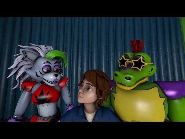 FNAF SB SFM Monty and Roxy Babysit Gregory