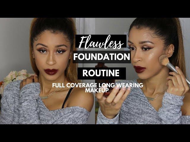 FLAWLESS FULL COVERAGE FOUNDATION ROUTINE