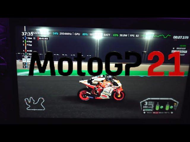 MOTOGP 2021|  ASUS ROG ALLY X | Ryzen Z1 Extreme |25W| 900 | Gameplay  | MID GRAP