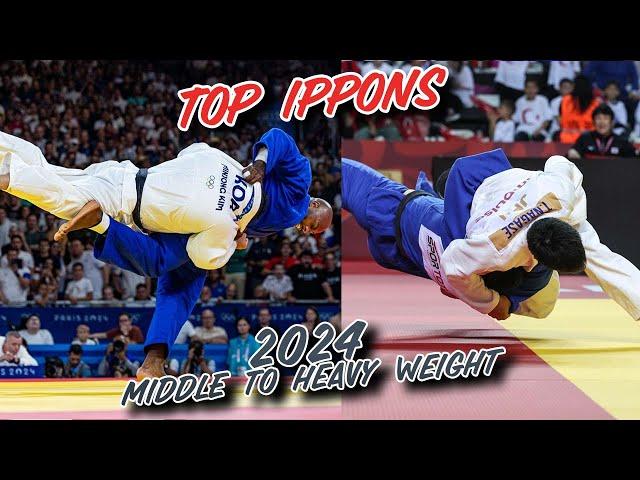 TOP IPPONS 2024 - Middle & Heavy Weight!