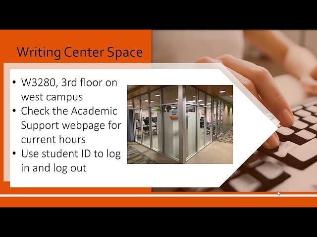 Writing Center Orientation